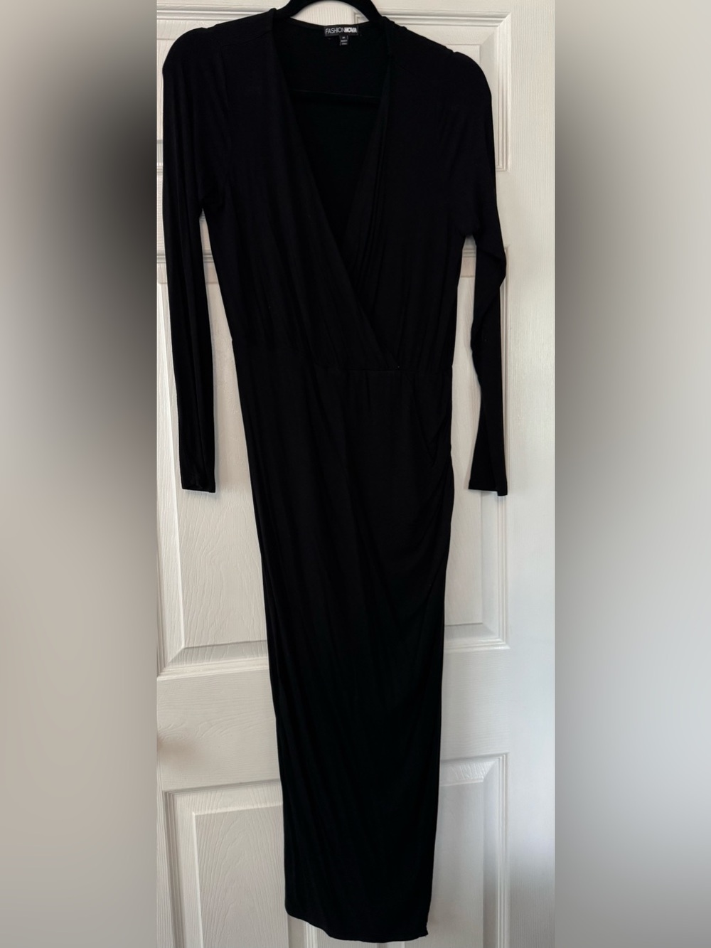 Fashion Nova Black Long Sleeve Dress - Classic Women's Dress